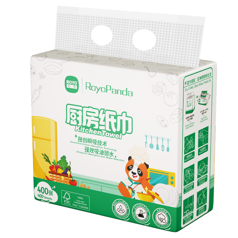 RoyoPanda hanging kitchen towel