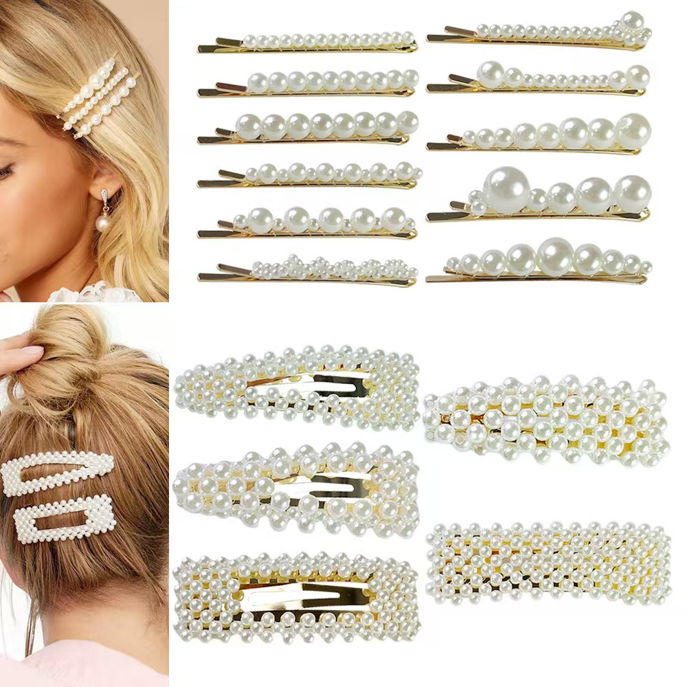 Hot selling pearl fishing line in Europe and America, hand woven one-piece clip