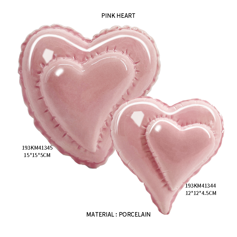porcelain heart decoration