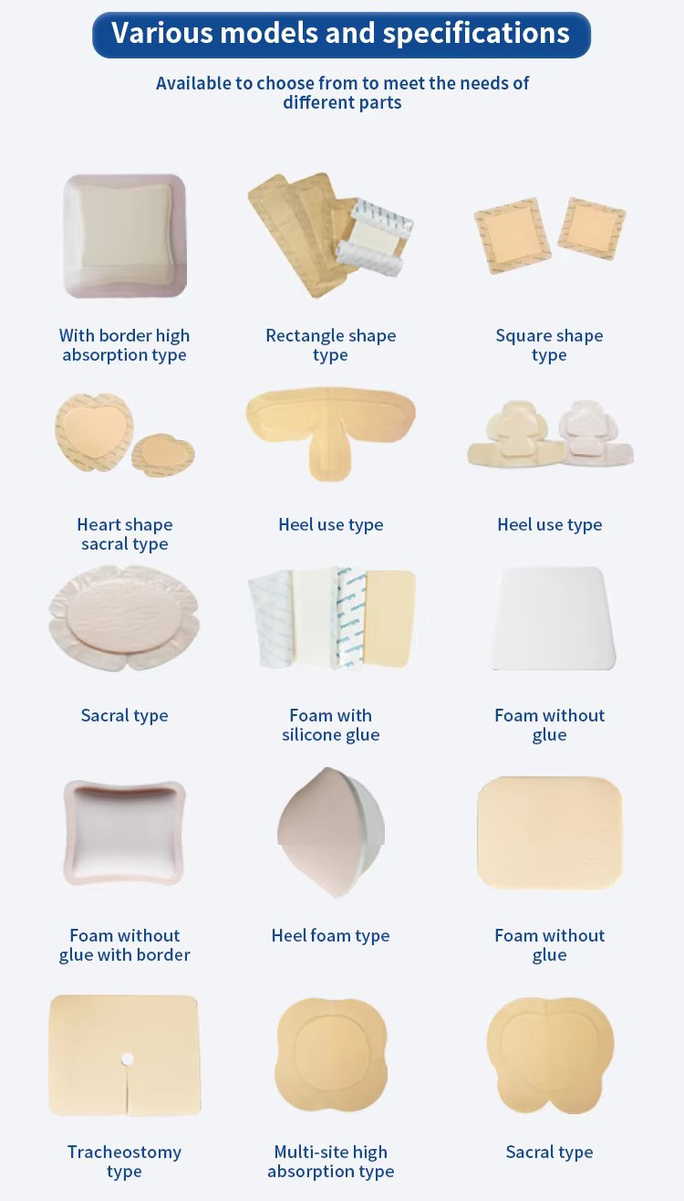 Silicone foam wound dressing