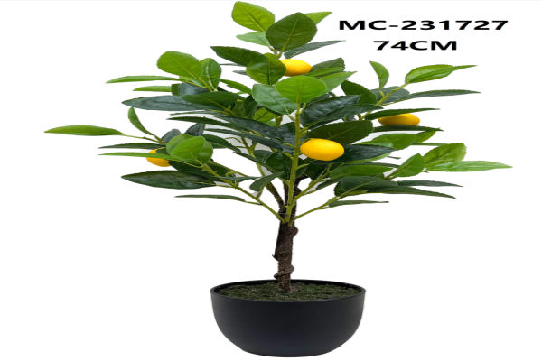 Artificial lemon tree