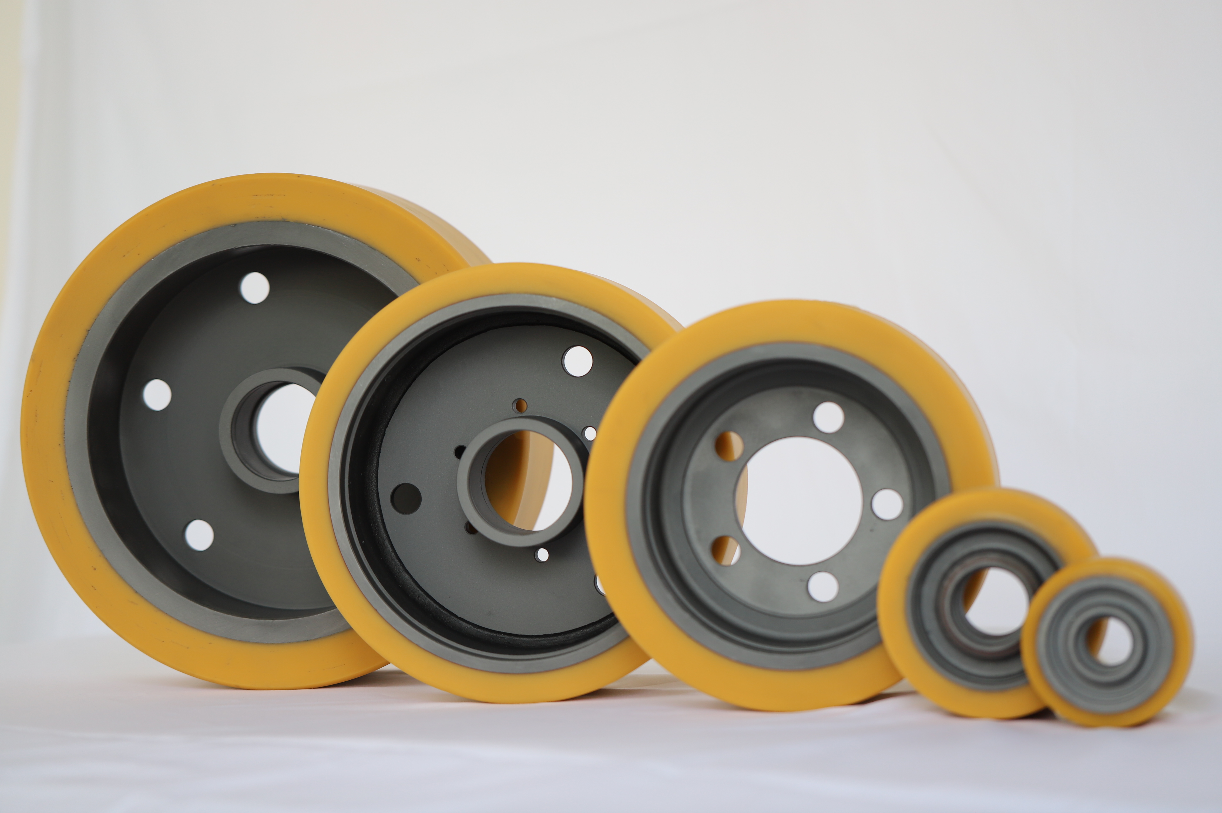 Polyurethane And Rubber Wheel