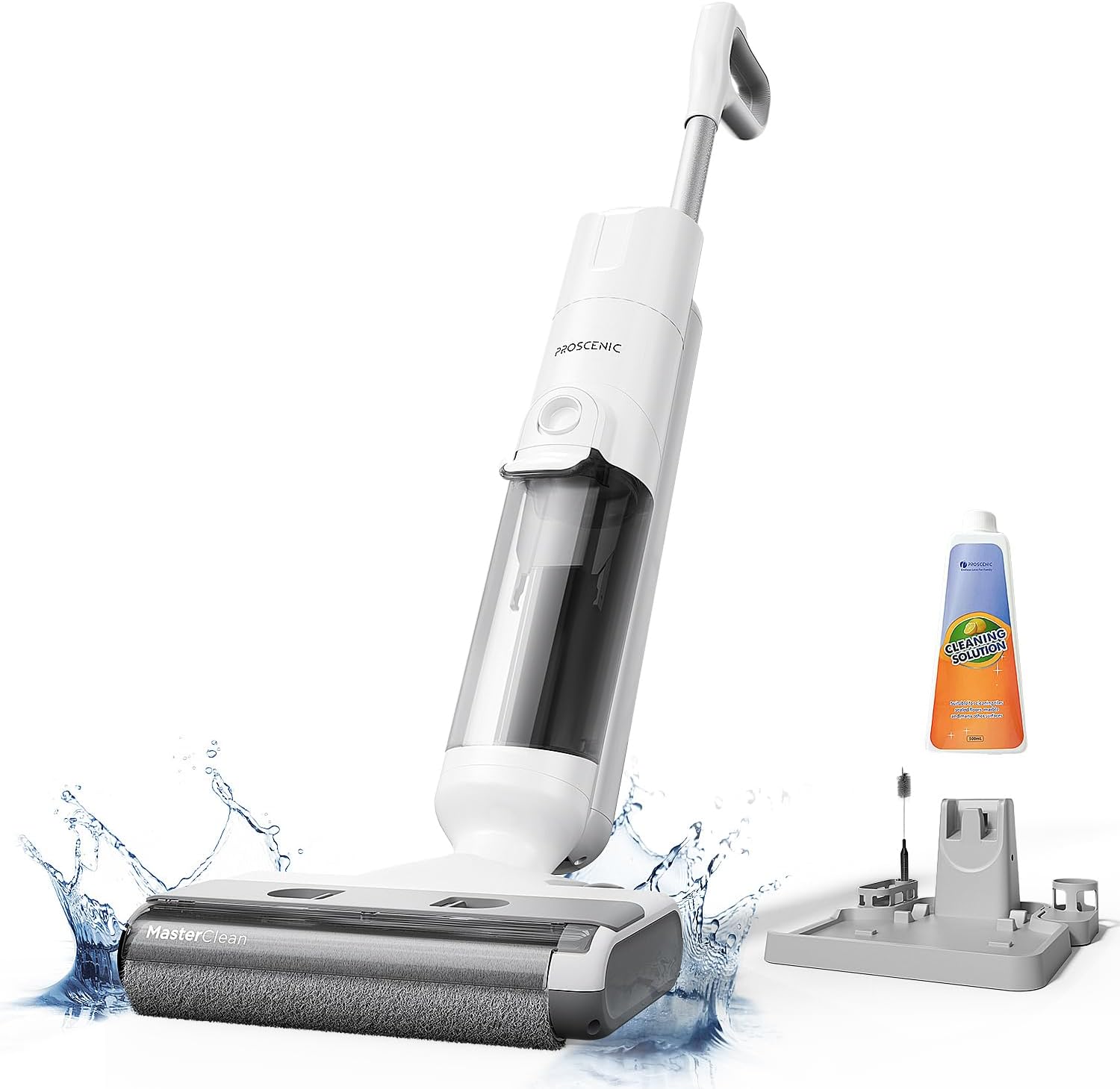 Proscenic F10 Pro Cordless Wet and Dry Vacuum Cleaner with One-Touch Auto Clean, 3-in-1 Vacuum Mop
