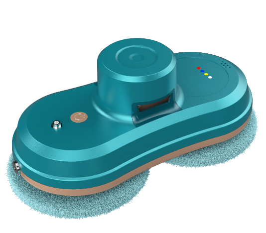 Round Window Cleaning Robot