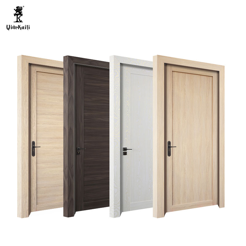 QIDE Environment-friendly Easy To Install Modern Interior WPC Assembly Doors For Houses