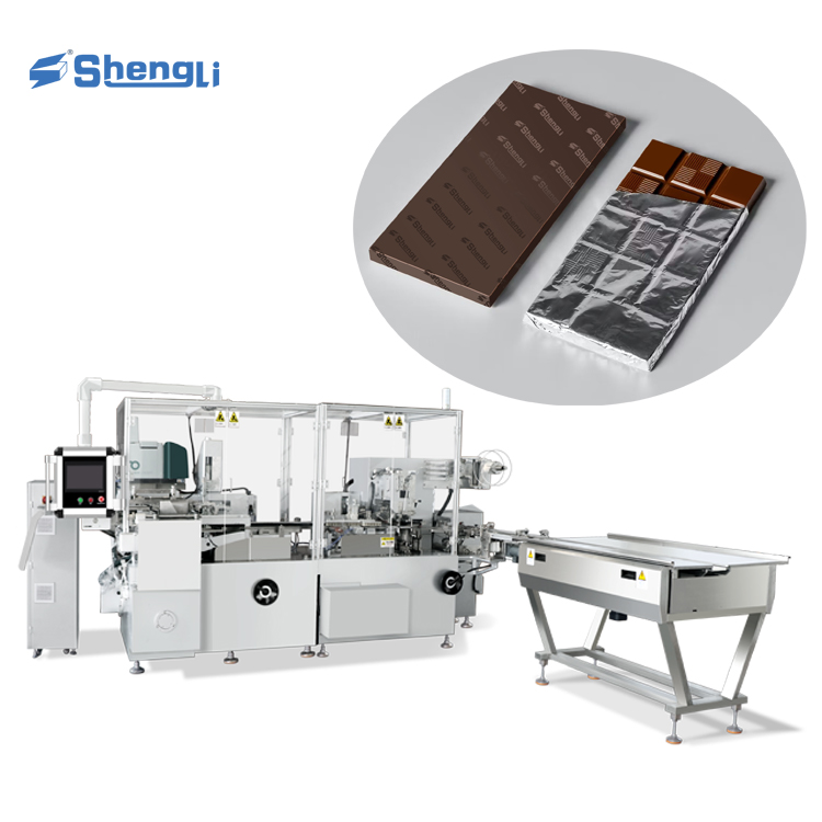 Large scale chocolate hot sealing box packaging machine