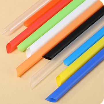 Joy Bamboo PP Biodegradable Plastic Straw Φ8*210mm Mixed Color Disposable Plastic Straw
