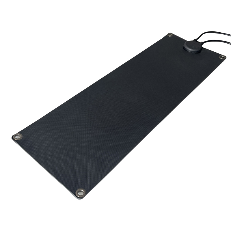Rubber snow melting mat
