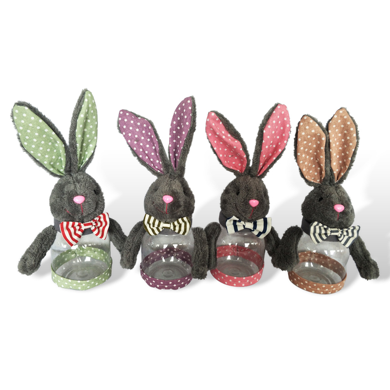 Easter Rabbit Candy Jar Decoration