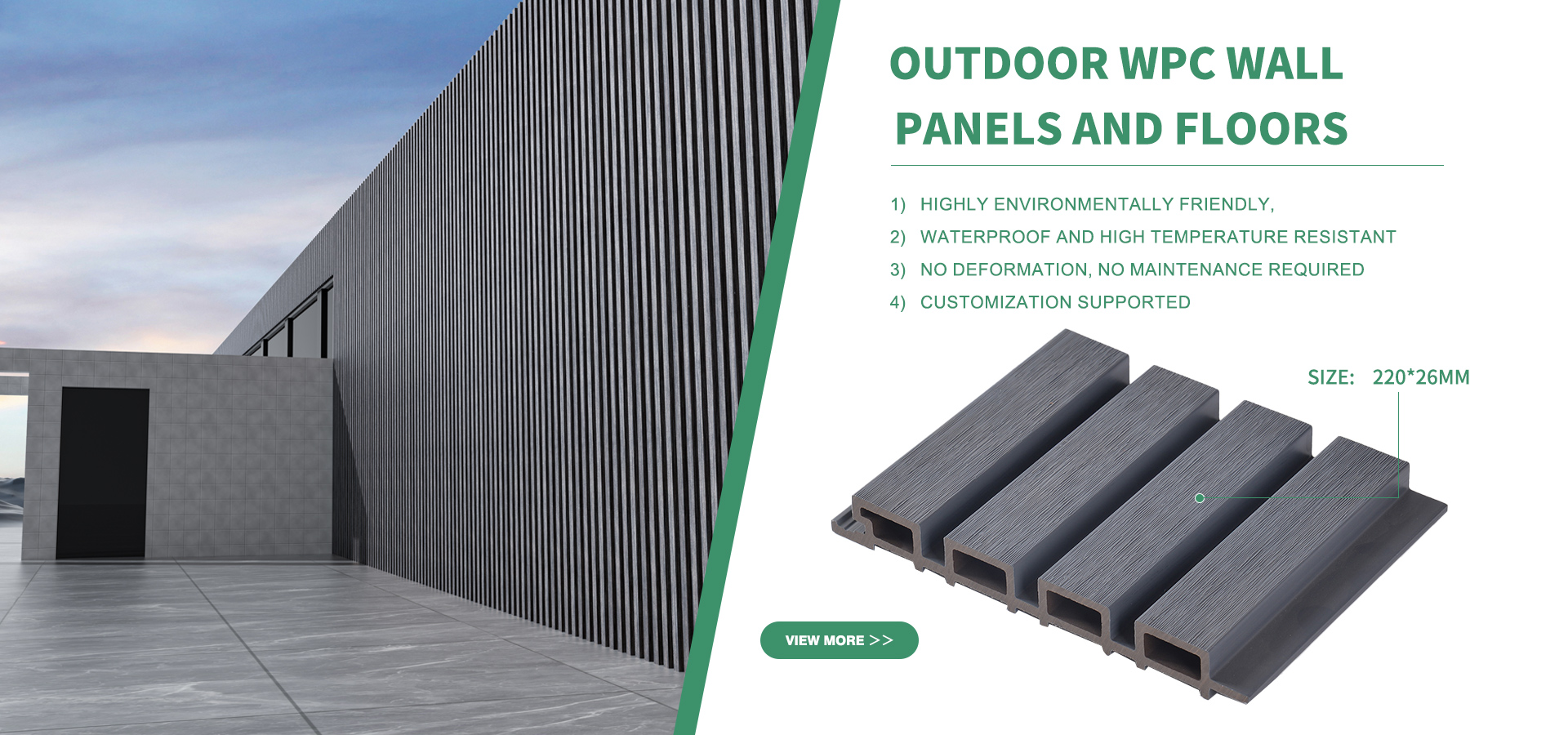Outdoor Wpc Wallpanels And Floors