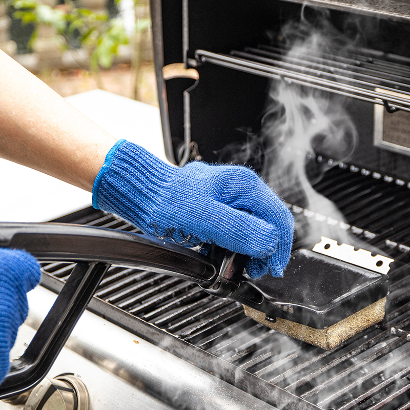 Steam Cleaning Grill Brush