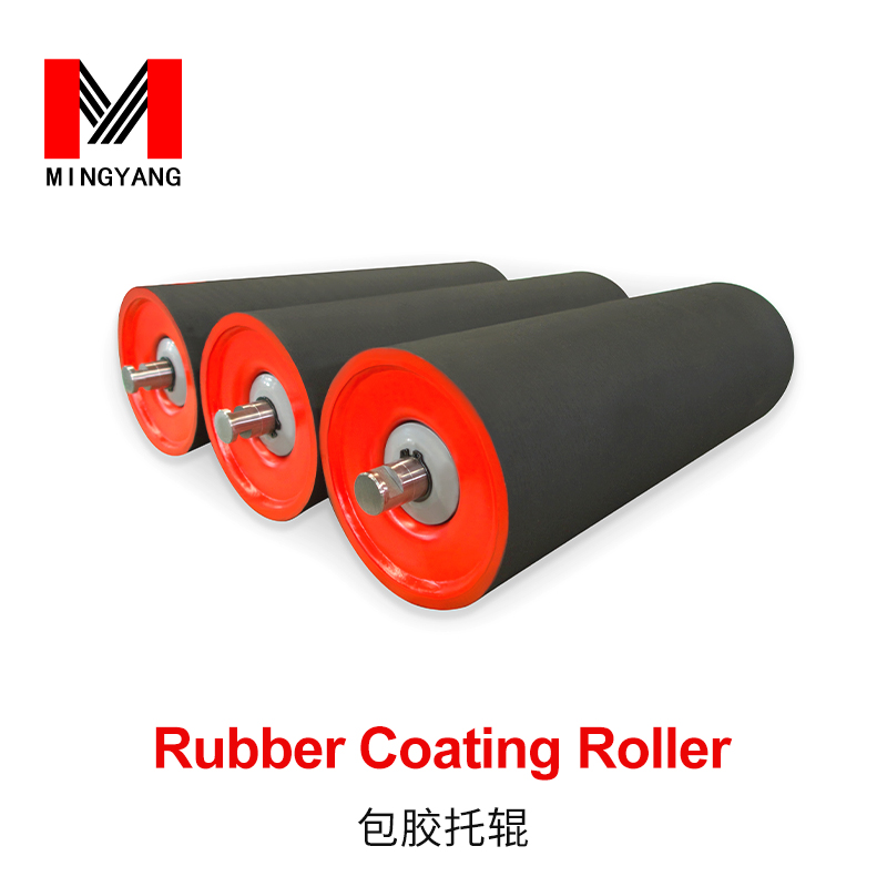 Rubber coating roller
