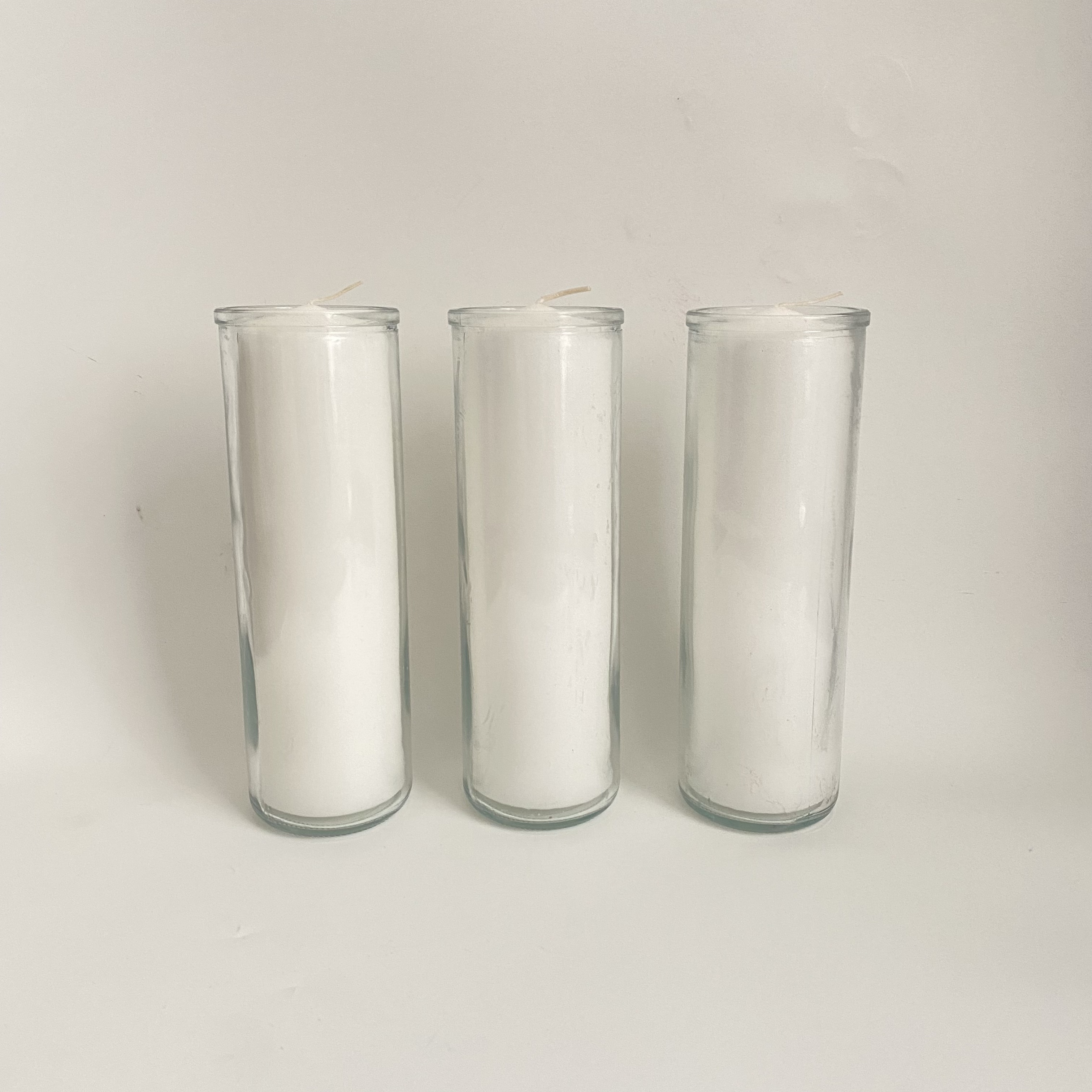 Glass cup candle