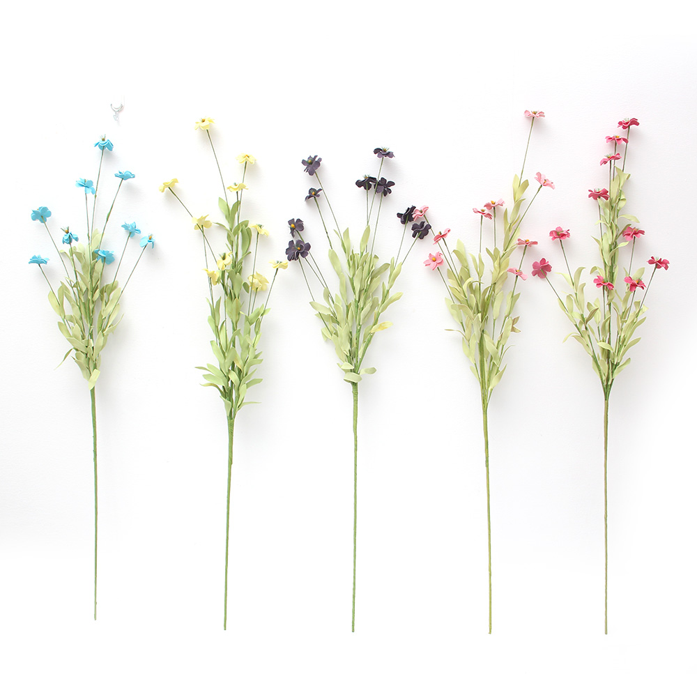 Transworld Artificial Grass Flowers Long Spray Multicolour Decorative Flowers For Floral Arrangement