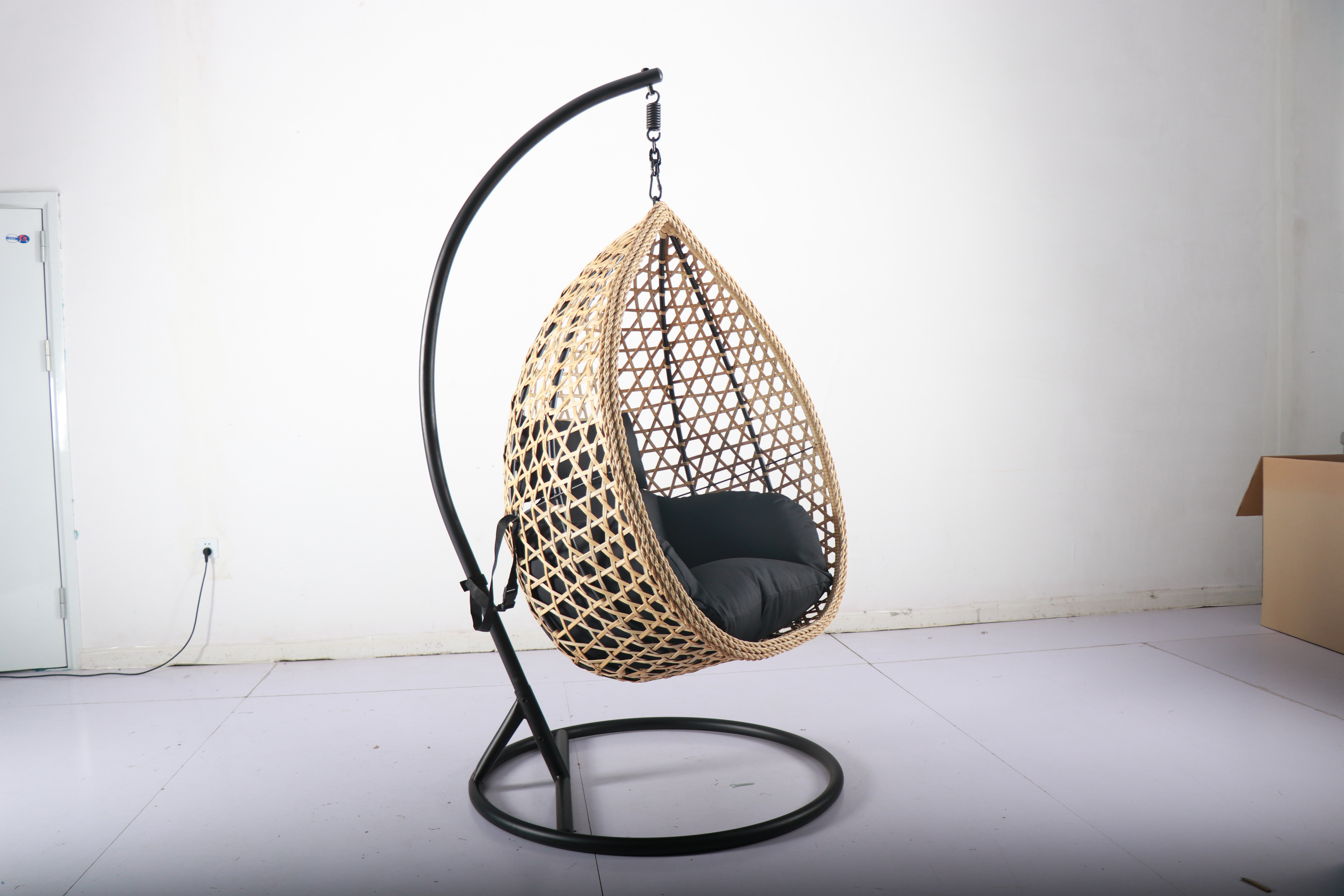 Heart Rattan Swing