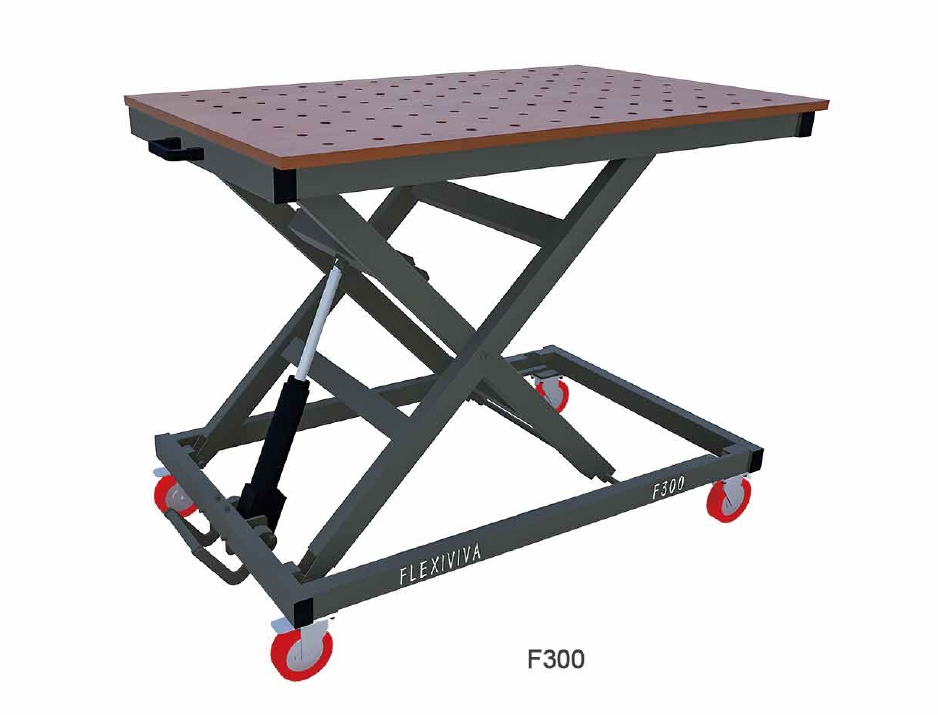 Height-adjustable work table
