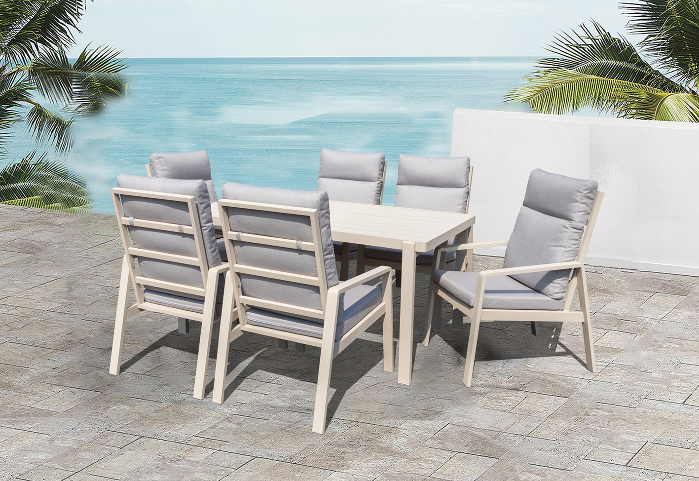 patio aluminium dinning set