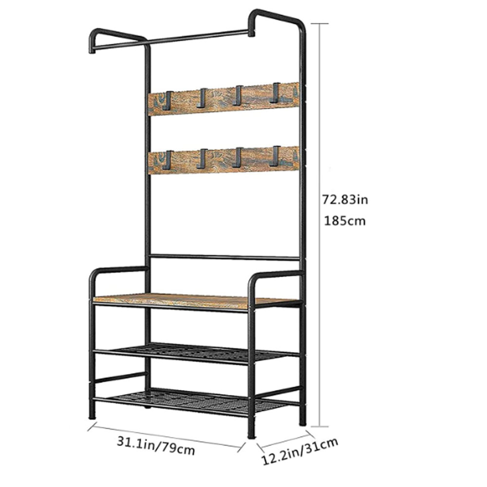 Mutifunctional Coat And Shoe Rack