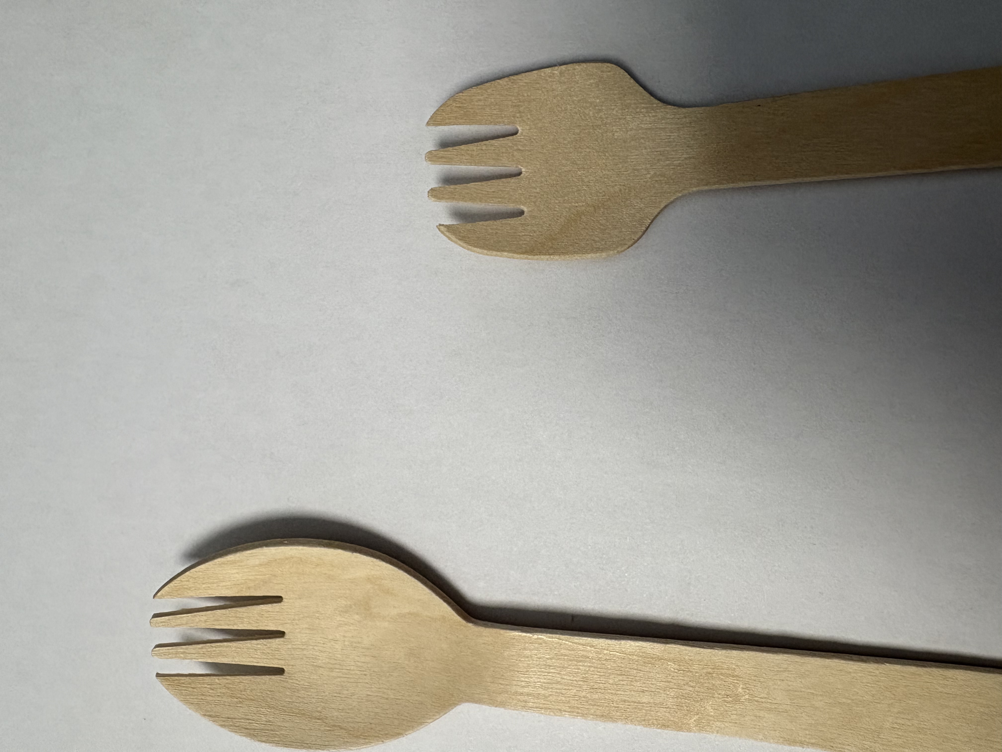 Wooden sporks