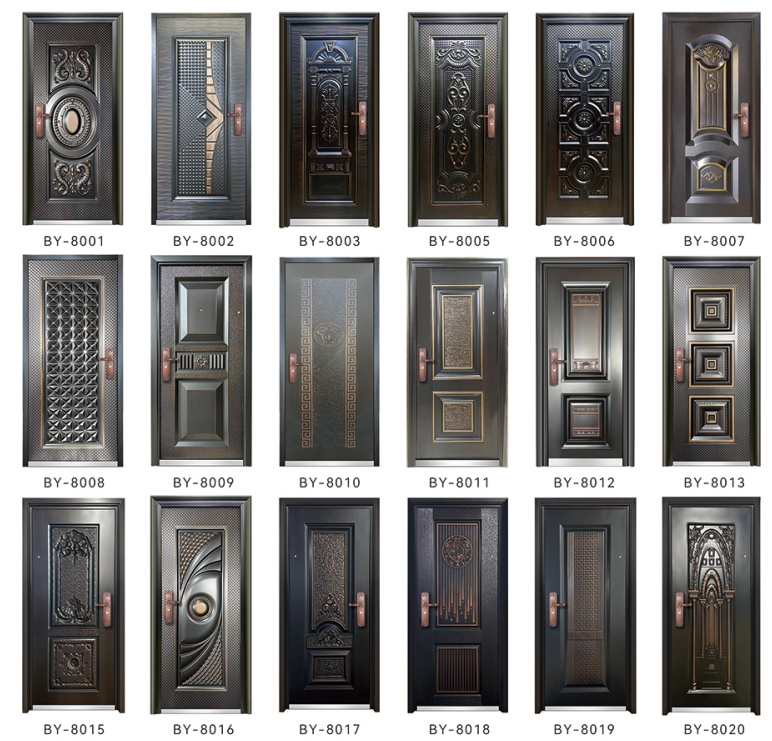 Metal home doors
