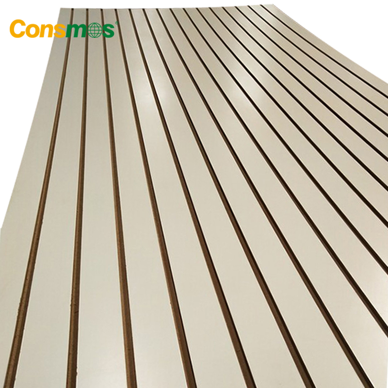 Consmos Factory Price Slotted Grooved MDF