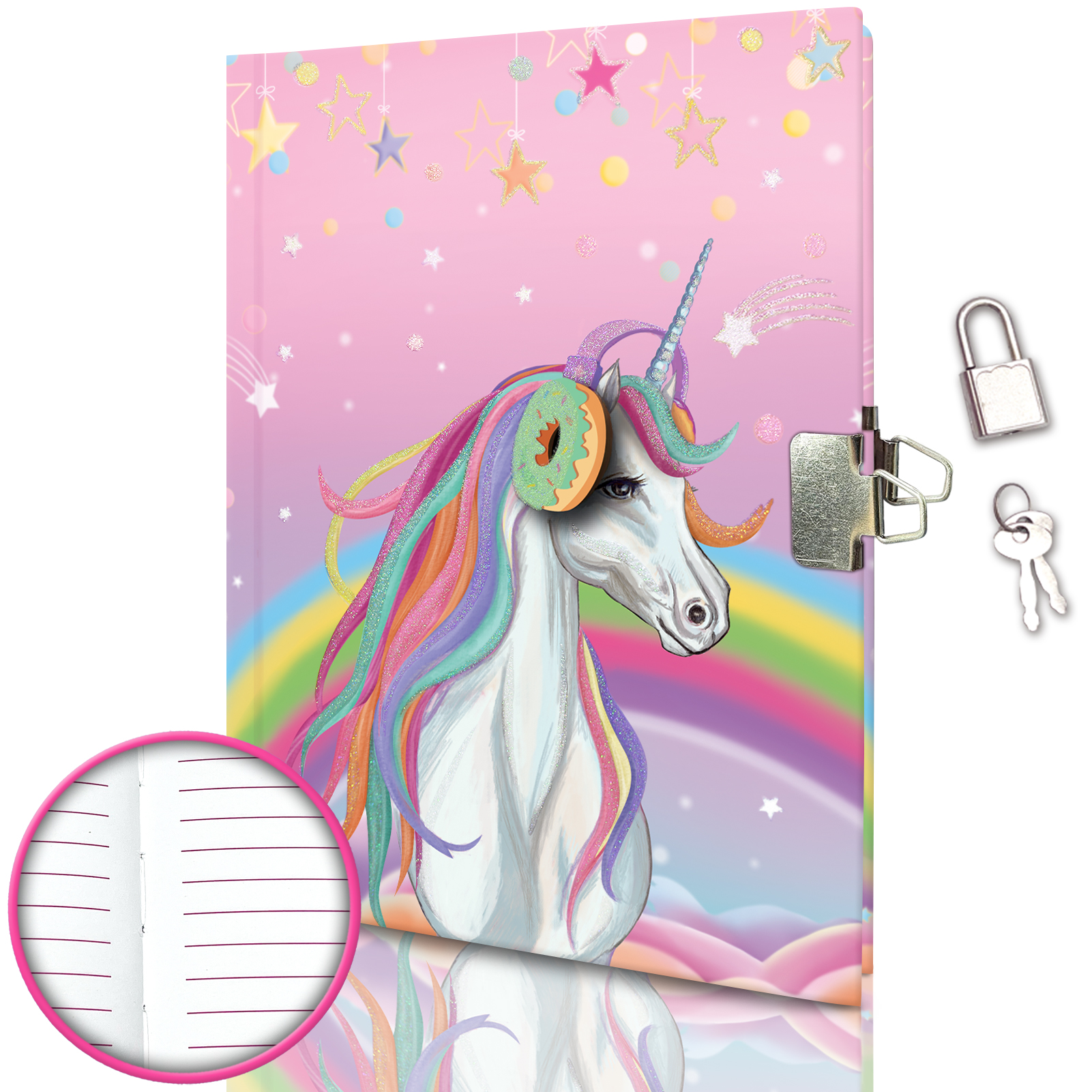 Diary with padlock