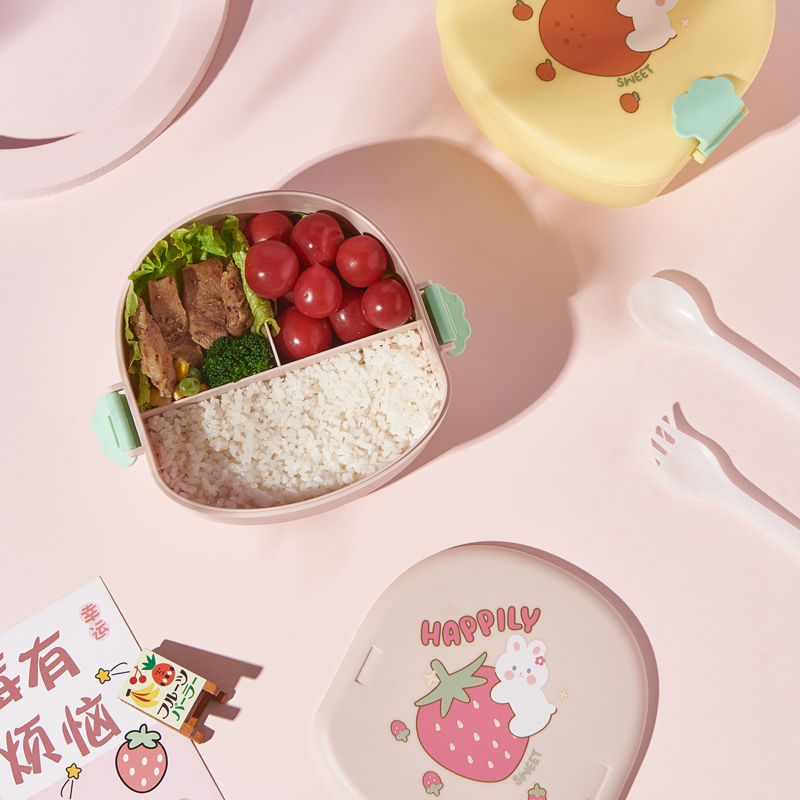 Round fruit lunch box
