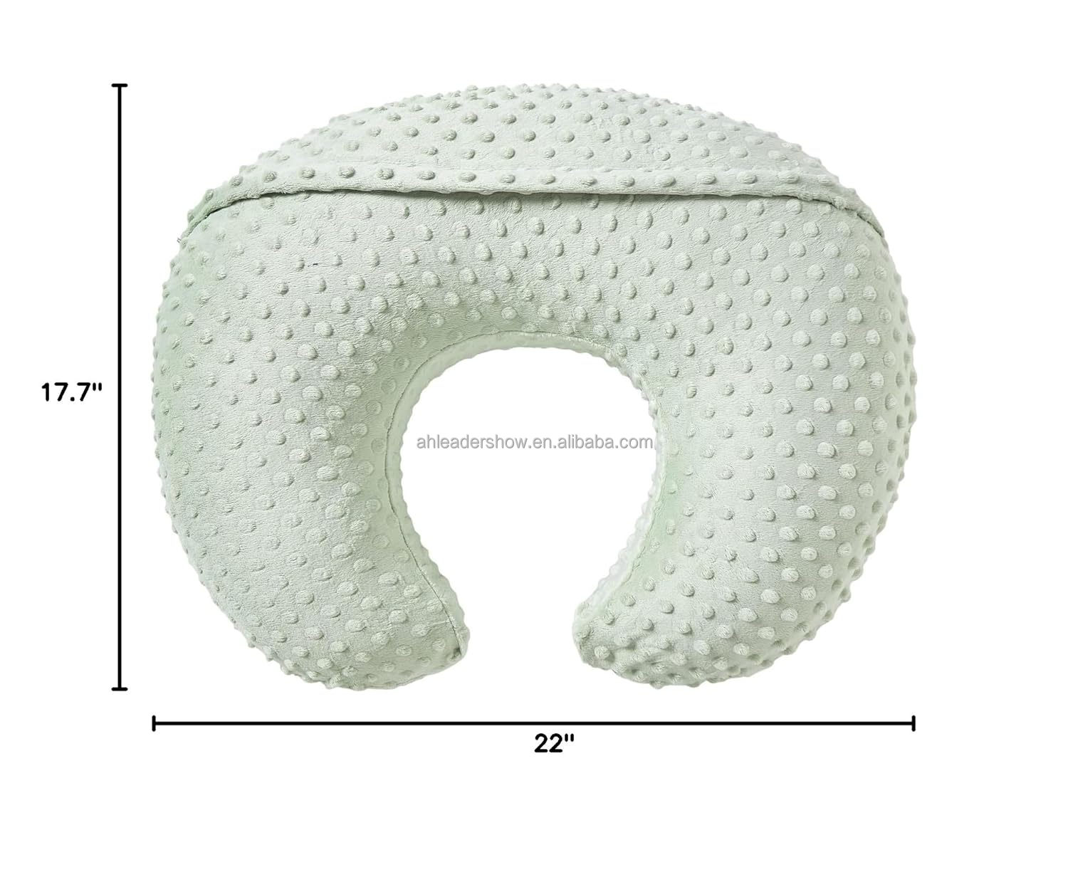 Premium Breathable Cover Baby Nursing Pillow Knitted Techniques Body Support for Breastfeeding