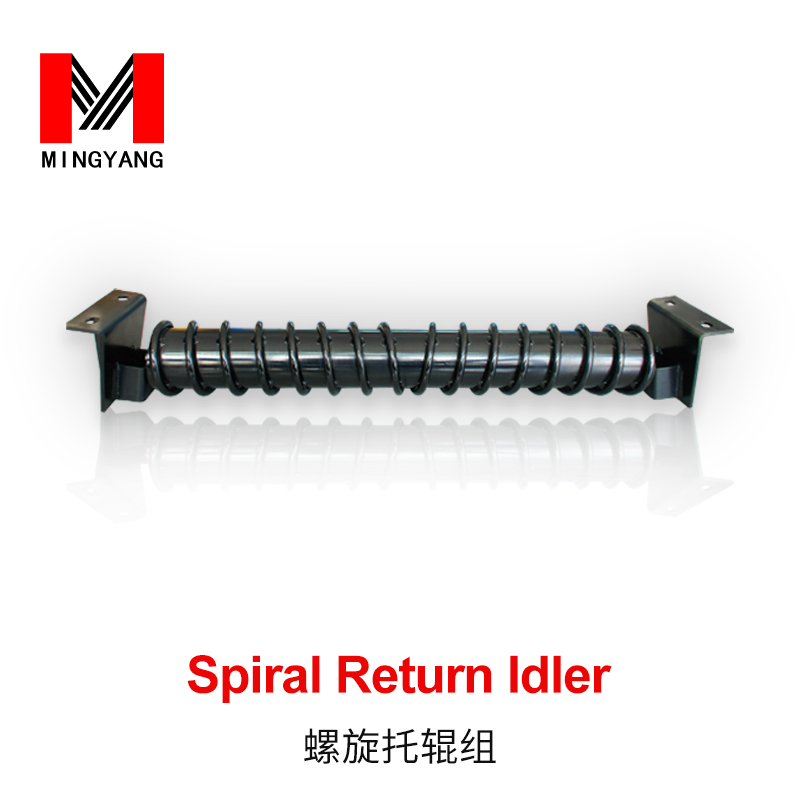 Spiral return idler