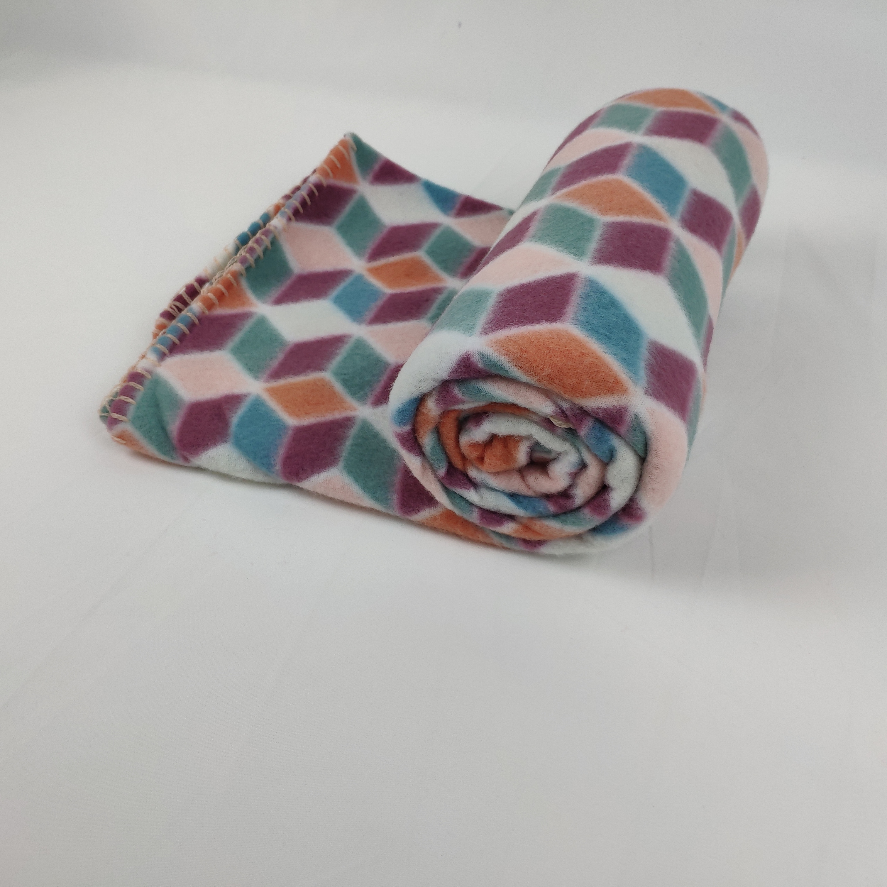 Print fleece blanket