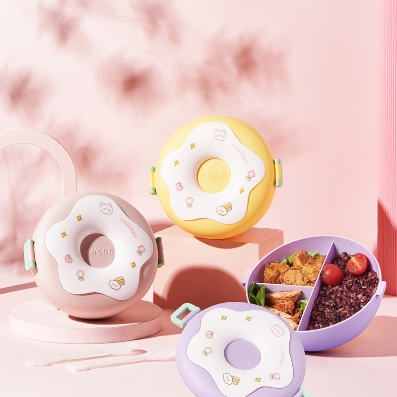Doughnut divider lunch box