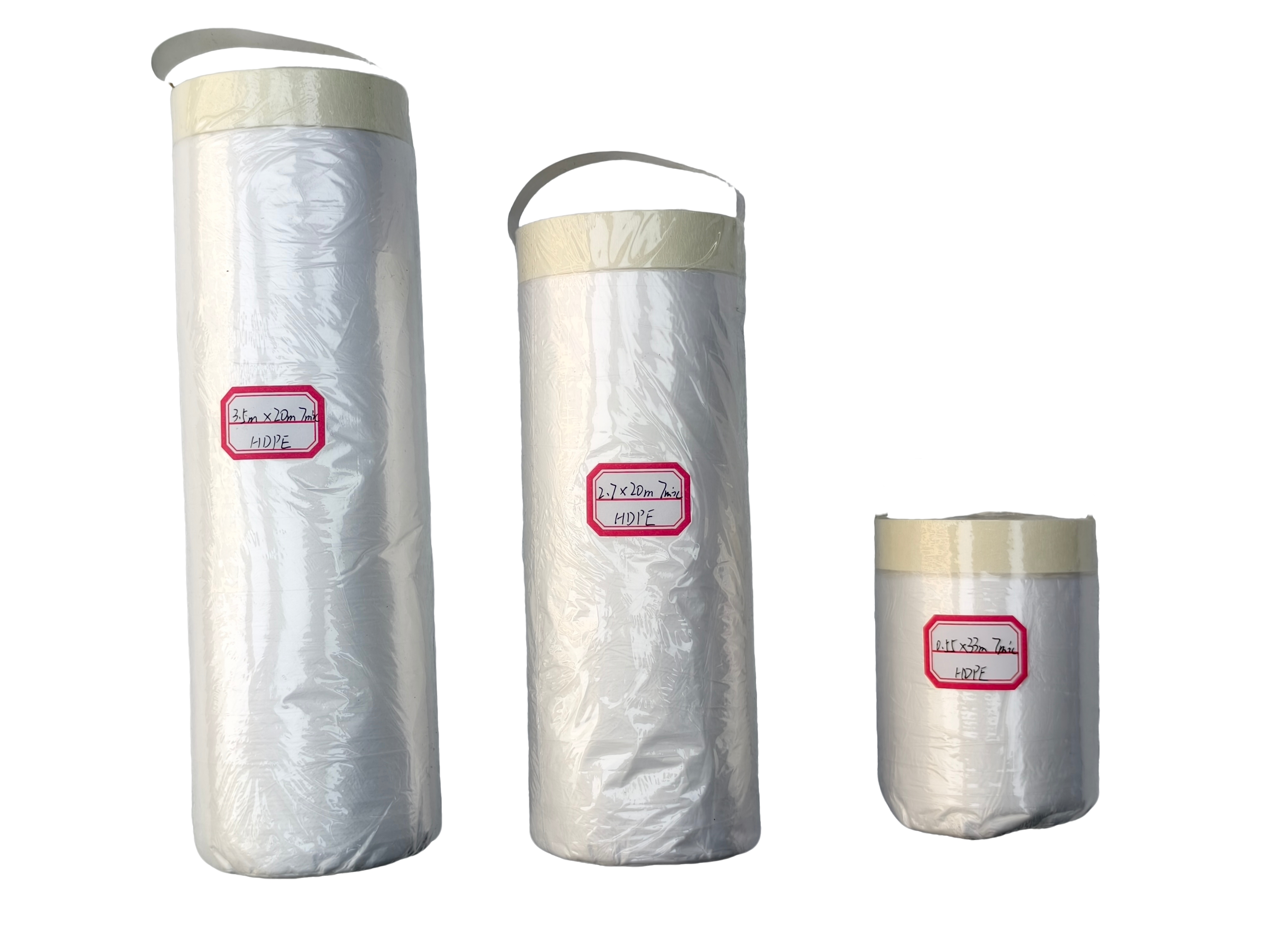 Pre-taped Masking Film