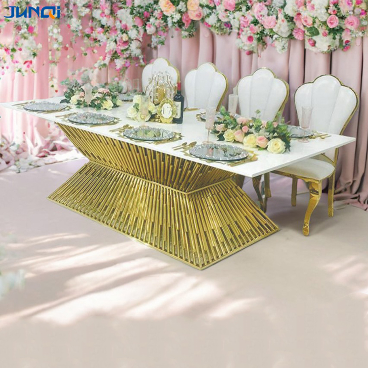 stainless steel table wedding furniture restaurant furniture own factory