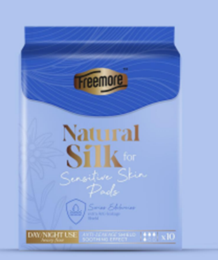 Freemore Natural Silk Day/Night Use Sanitary Pads