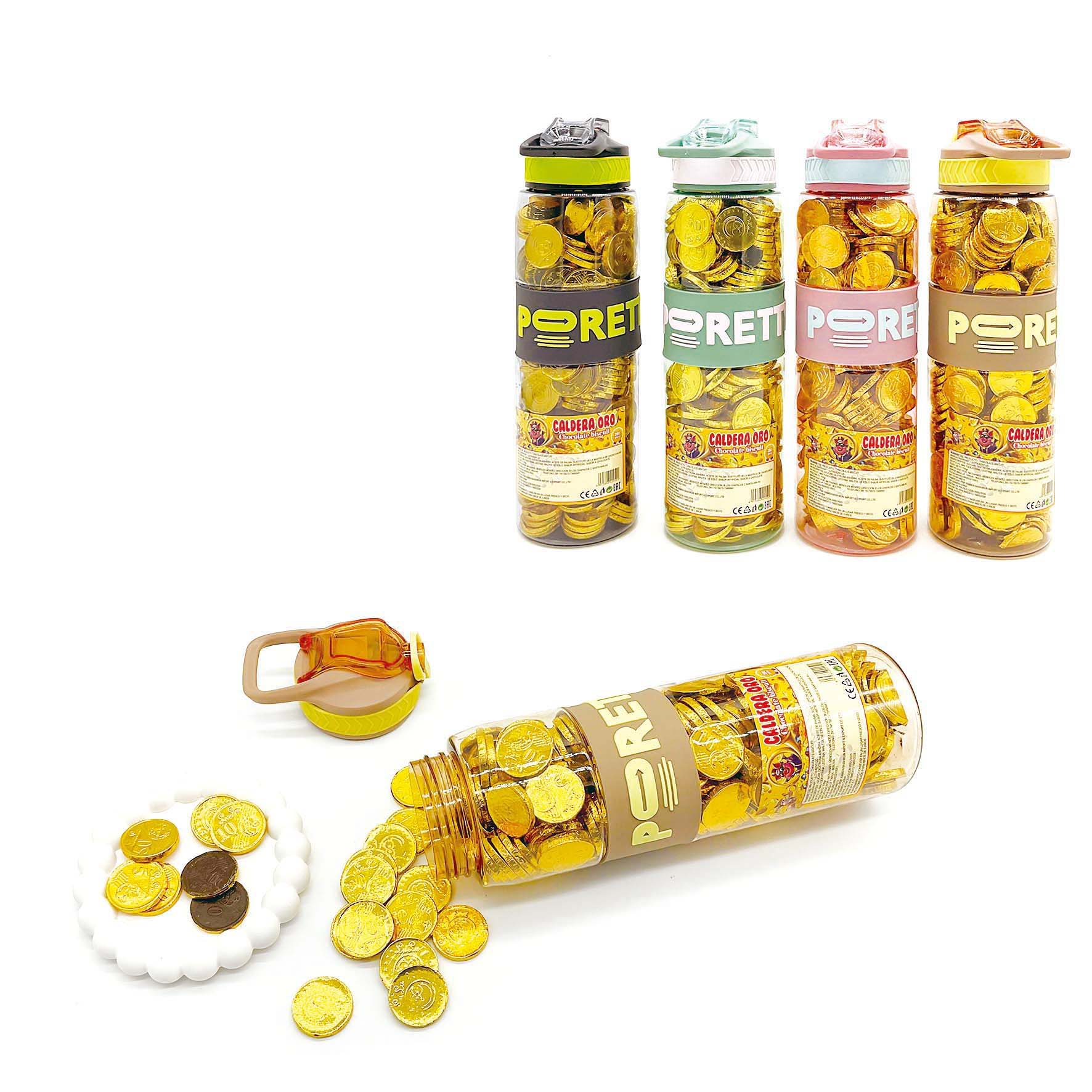 Gold Chocolate Coin for Water Cup