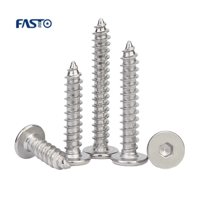 Flat Head Hex Socket Self Tapping Screw