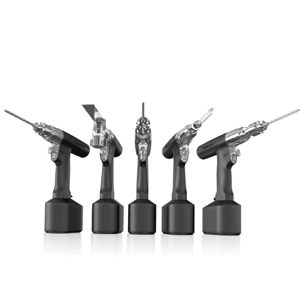 Battery power supply surgical equipment for osseous tissue