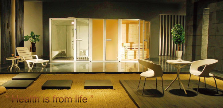 sauna and steam room