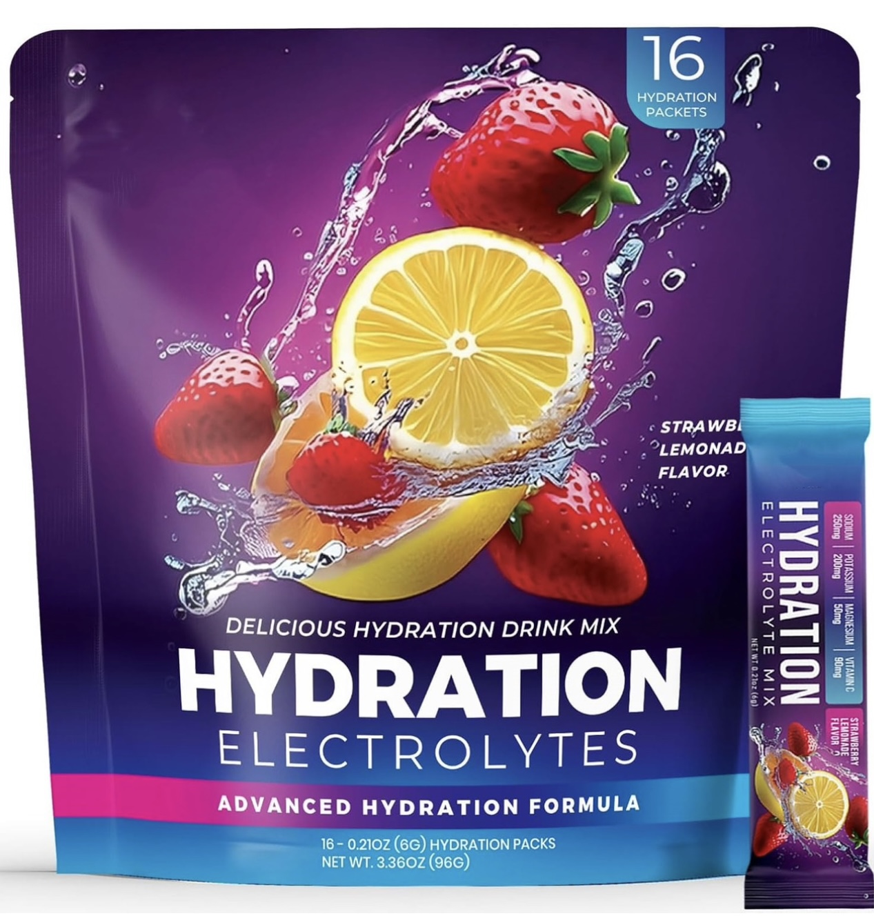Electrolyte hydration powder