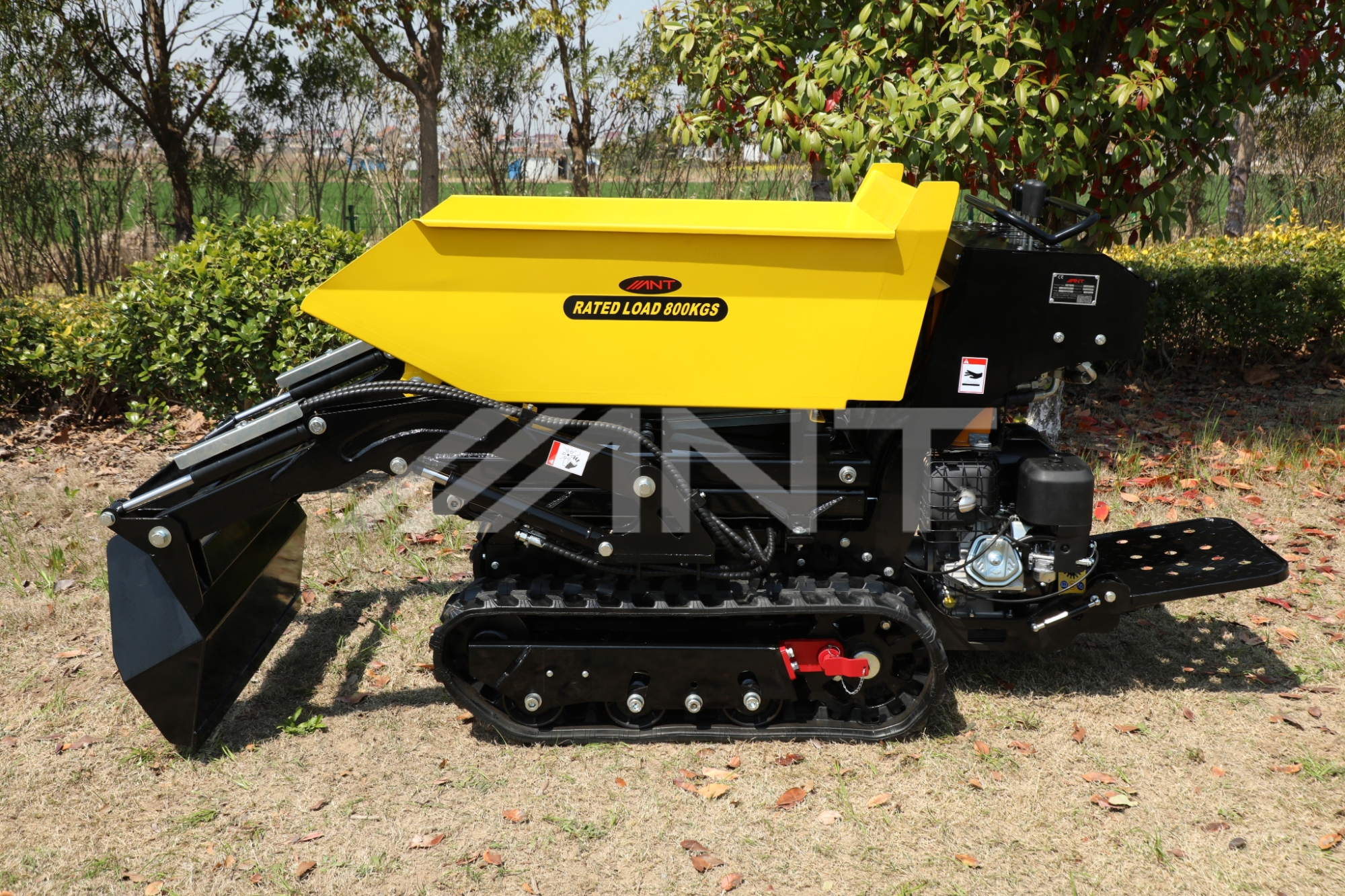 ANT 800kg Hydraulic System Multifunctional Tracked Mini Dumper Gear Pump