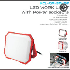 Rechargeable LED WORK LIGHT