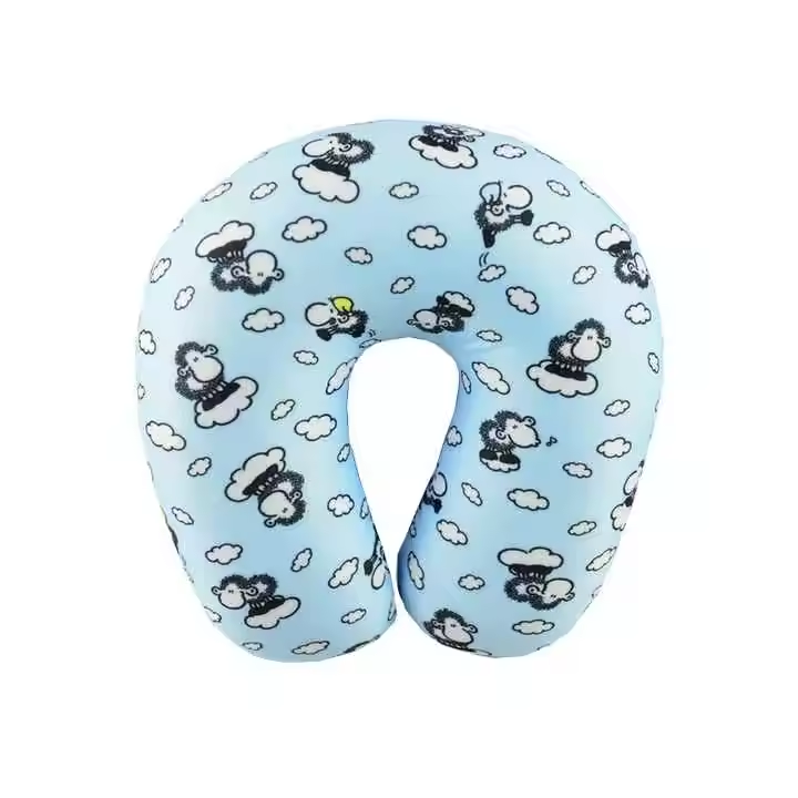 Printing Pillow Cozy Soft Micro Bead Travel Pillow Neck Support Pillow by Travel Fashion Pattern