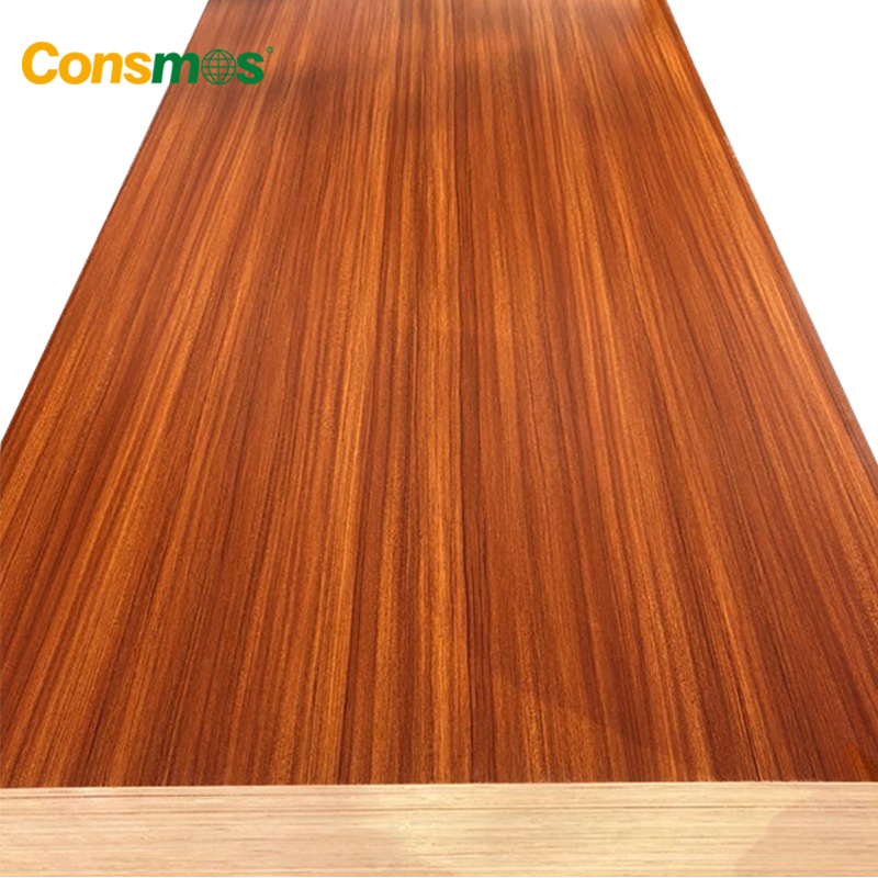 Beautiful and environmentally friendly furniture grade 12mm 18mm poplar core melamine veneer plywood
