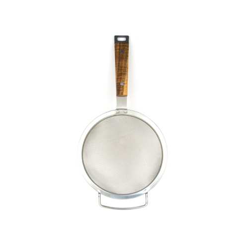 18cm S/S Powder Strainer With Acacia Wood Handle