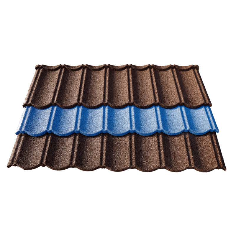 Stone coated metal tile
