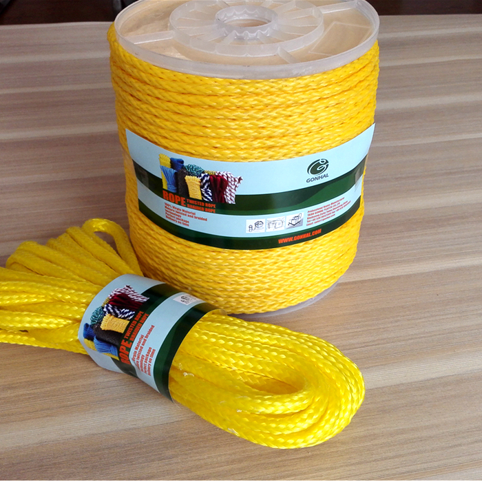 pp hollow braided rope