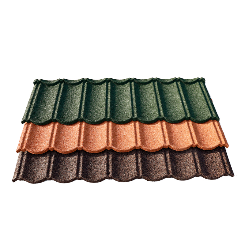 Stone coated metal tile