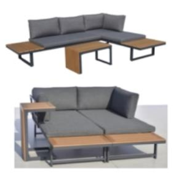 3pcs outdoor lounge sofa set