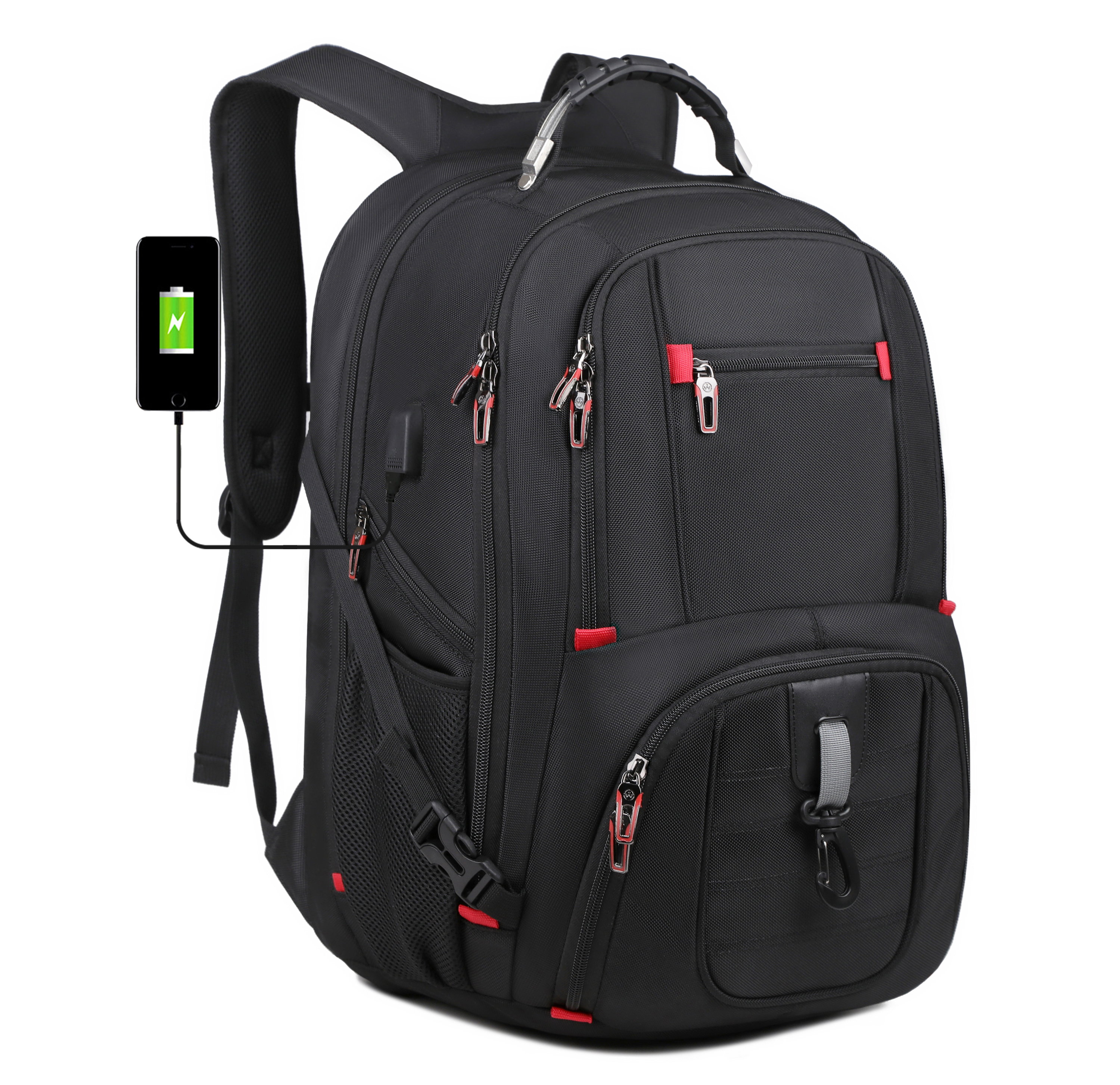 Oversized Laptop Backpack for Men and Women School Business Anti-Theft 17 Inch Laptop with USB