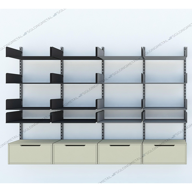 Innovative Metal Wall Unit Display